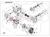 CFMOTO CFORCE 450 (CF400AU-A) FRONT AXLE