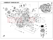 CFMOTO CFORCE 450 (CF400AU-A) LEFT CRANKCASE ASSY - E01-1