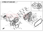 CFMOTO CFORCE 450 (CF400AU-A) CVT CASE ASSY. - E01-3