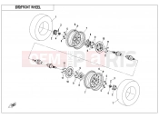 FRONT WHEEL - F07 - CFMOTO CFORCE 520 (CF500AU-7LF) 2021