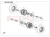 FRONT WHEEL - F07 - CFMOTO CFORCE 625 (CF600AU-3S) 2021
