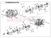 CFMOTO CFORCE 800 (CF800ATR-2) DRIVETRAIN SYSTEM - F30