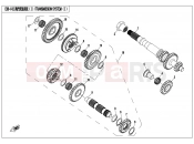CFMOTO CFORCE 800 (CF800ATR-2) TRANSMISSION SYSTEM(1) - E06-1-V2
