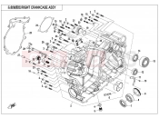 CFMOTO CFORCE 850 (CF800AU-2A) RIGHT CRANKCASE ASSY - E01-2-V3