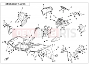 CFMOTO 2018 ATV CFORCE 850 (CF800AU-2A) FRONT PLASTICS - F04-2-C
