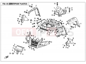 FRONT PLASTICS(T3 HEDA LIGHT) - F04-1-B - CFMOTO CFORCE 820 (CF800AU-2B) 2018