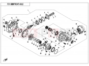 FRONT AXLE - F31 - CFMOTO CFORCE 820 (CF800AU-2B) 2018