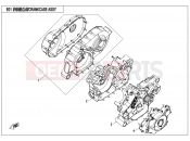 CRANKCASE ASSY. - E01 - CFMOTO CFORCE 820 (CF800AU-2B) 2018