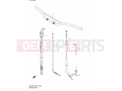 SUZUKI DR-Z400E K2 (2002) (E01) 39 - HANDLEBAR (WITH OUT E24)