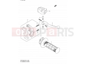 SUZUKI DR-Z400E K2 (2002) (E01) 40 - RH HANDLE LEVER (WITH OUT E24)