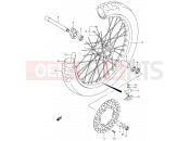 SUZUKI DR-Z400E K2 (2002) (E01) 49 - FRONT WHEEL