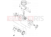 7 - CRANKSHAFT - Suzuki DR-Z400E Y (2000) (E01)
