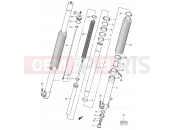 47A - FRONT FORK DAMPER (DR-Z400EY/EK1/EK2 P37) - Suzuki DR-Z400E Y (2000) (E01)