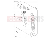 53 - REAR SHOCK ABSORBER (SEE NOTE) - Suzuki DR-Z400E Y (2000) (E01)