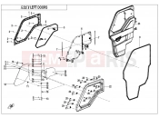 CFMOTO UFORCE 1000 (CF1000UTR-3) LEFT DOORS - F37-1