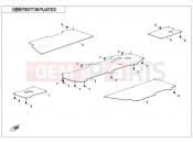 BOTTOM PLASTICS - F04-6-V1 - CFMOTO UFORCE 1000 (CF1000UTR-3) 2019