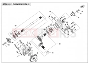 TRANSMISSION SYSTEM(2) - E06-2-V2 - CFMOTO UFORCE 1000 (CF1000UTR-3) 2019