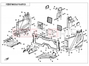 MIDDLE PLASTICS - F04-3-V3 - CFMOTO UFORCE 1000 (CF1000UTR-3) 2024
