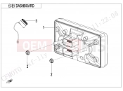 DASHBOARD - F17 - CFMOTO UFORCE 1000 (CF1000UTR-3) 2025