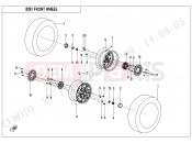 CFMOTO UFORCE 1000 (CF1000UTR-5) FRONT WHEEL - F07