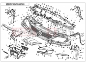 CFMOTO UFORCE 1000 (CF1000UU) FRONT PLASTICS - F04-1-V1