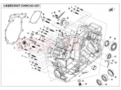 CFMOTO UFORCE 1000 (CF1000UU) RIGHT CRANKCASE ASSY. - E01-2-A-V1