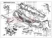 CFMOTO UFORCE 1000 (CF1000UU-2) FRONT PLASTICS - F04-1