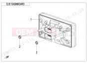 CFMOTO UFORCE 1000 (CF1000UU-2) DASHBOARD - F17