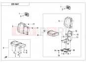 CFMOTO UFORCE U6 EV (CF200DUU) SEAT - F13