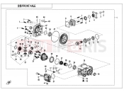 CFMOTO UFORCE U6 EV (CF200DUU) FRONT AXLE - F31