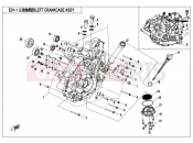 CFMOTO 2017 UTV UFORCE 550 (CF500UTR-2) LEFT CRANKCASE ASSY. - E01-1