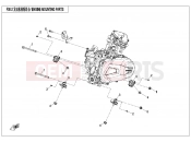 ENGINE MOUNTING PARTS - F00-2 - CFMOTO UFORCE 550 (CF500UTR-2) 2018