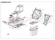 CFMOTO 2019 UTV UFORCE 550 (CF500UTR-2) REAR PLASTIC - F04-3