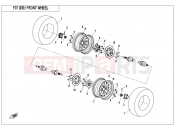 CFMOTO 2019 UTV UFORCE 550 (CF500UTR-2) FRONT WHEEL - F07