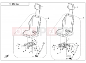CFMOTO 2019 UTV UFORCE 550 (CF500UTR-2) SEAT - F13