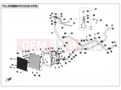 CFMOTO 2019 UTV UFORCE 550 (CF500UTR-2) WATER COOLING SYSTEM - F18-1