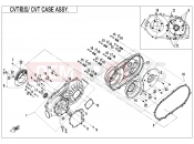 CFMOTO 2019 UTV UFORCE 550 (CF500UTR-2) CVT CASE ASSY. - E01-3-V3