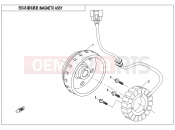 CFMOTO 2019 UTV UFORCE 550 (CF500UTR-2) MAGNETO STATOR ASSY(WITH EPS) - E03-B