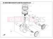 CFMOTO 2019 UTV UFORCE 550 (CF500UTR-2) CRANKSHAFT/CONNECTING ROD/PISTON ASSY - E04