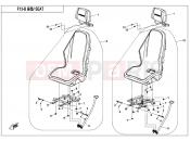 CFMOTO UFORCE 550 (CF500UU) SEAT - F13-B