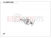 CFMOTO 2019 UTV UFORCE 550 (CF500UU) FRONT WHEEL(2017) - F07-A