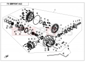 CFMOTO 2019 UTV UFORCE 550 (CF500UU) FRONT AXLE - F31