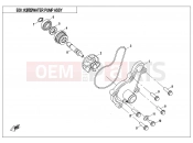 CFMOTO 2020 UTV UFORCE 550 (CF500UU) WATER PUMP ASSY - E08
