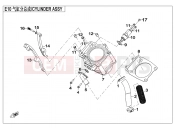 CFMOTO 2015 UTV UFORCE 600 (CF600-5) CYLINDER BODY - E10