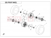 CFMOTO UFORCE 600 (CF600UTR) FRONT WHEEL - F07