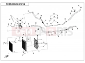 CFMOTO UFORCE 600 (CF600UTR) COOLING SYSTEM - F18-V2