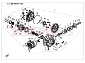 CFMOTO UFORCE 800 (CF800-3) FRONT AXLE - F31
