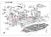 CFMOTO UFORCE 800 (CF800-3) FRAME ASSY - F03