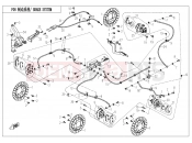 CFMOTO UFORCE 800 (CF800-3) BRAKE SYSTEM - F08