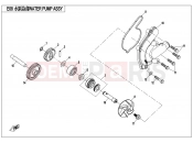 CFMOTO UFORCE 800 (CF800-3) WATER PUMP ASSY. - E08